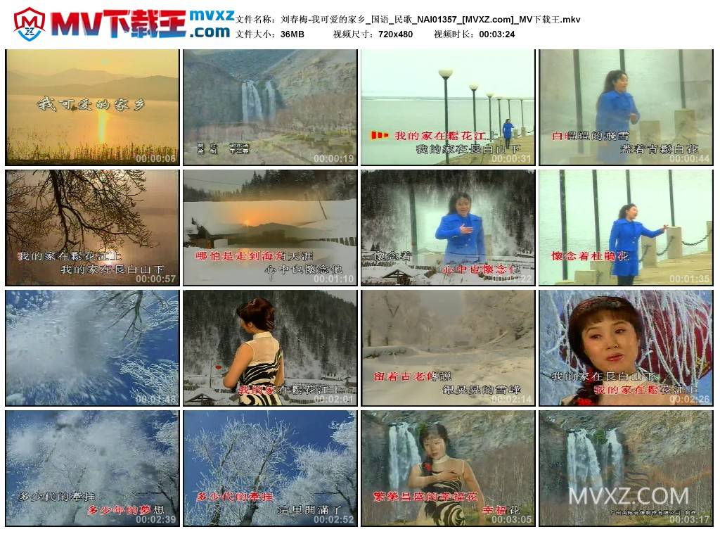 刘春梅-我可爱的家乡_国语_民歌_NAI01357